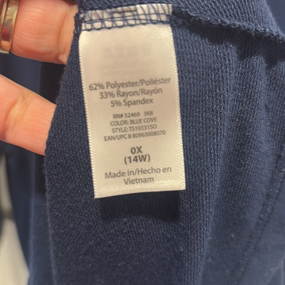 TERRA & SKY Blue Tunic Dress - Picture 11 of 12